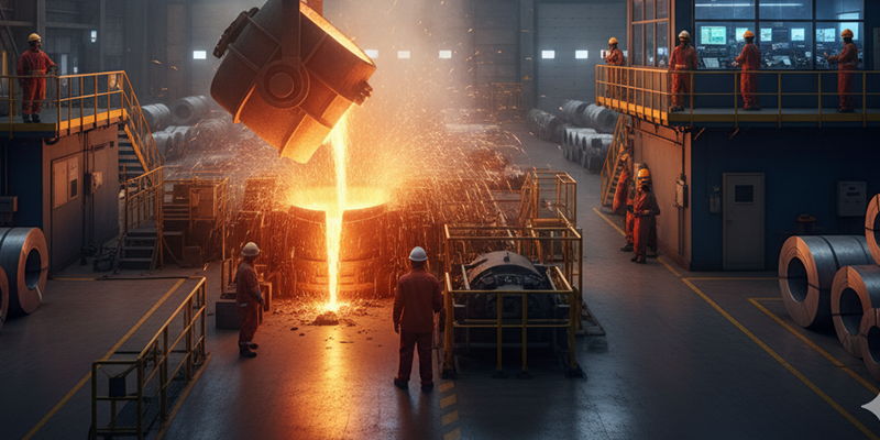 Modern Çelik Üretim Tesisi